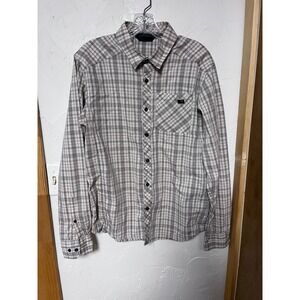 Arcteryx‎ Mens Plaid Long Sleeve Button Down Shirt Lightweight Casual Outdoor M